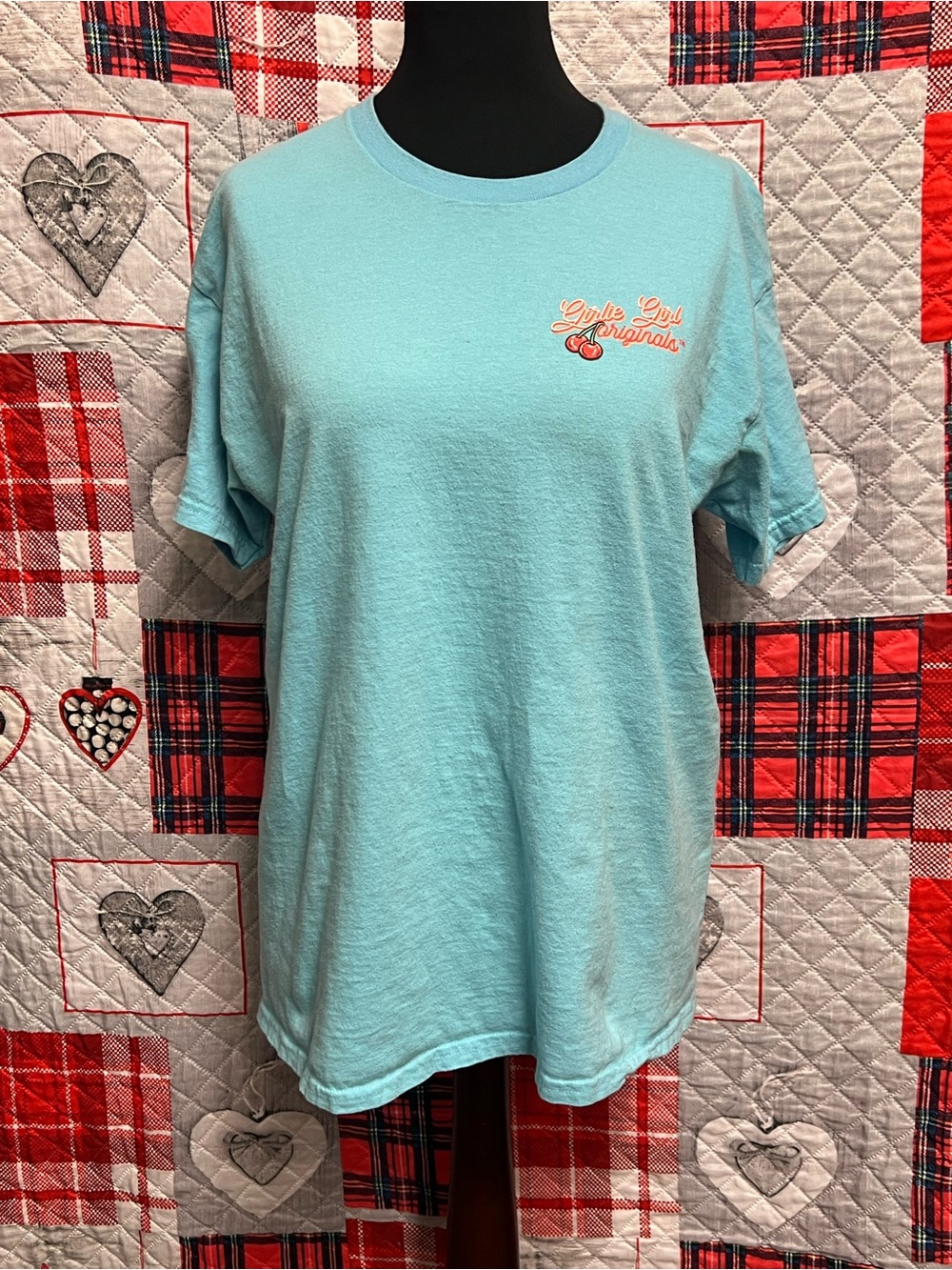 Aqua Graphic Tshirt-L